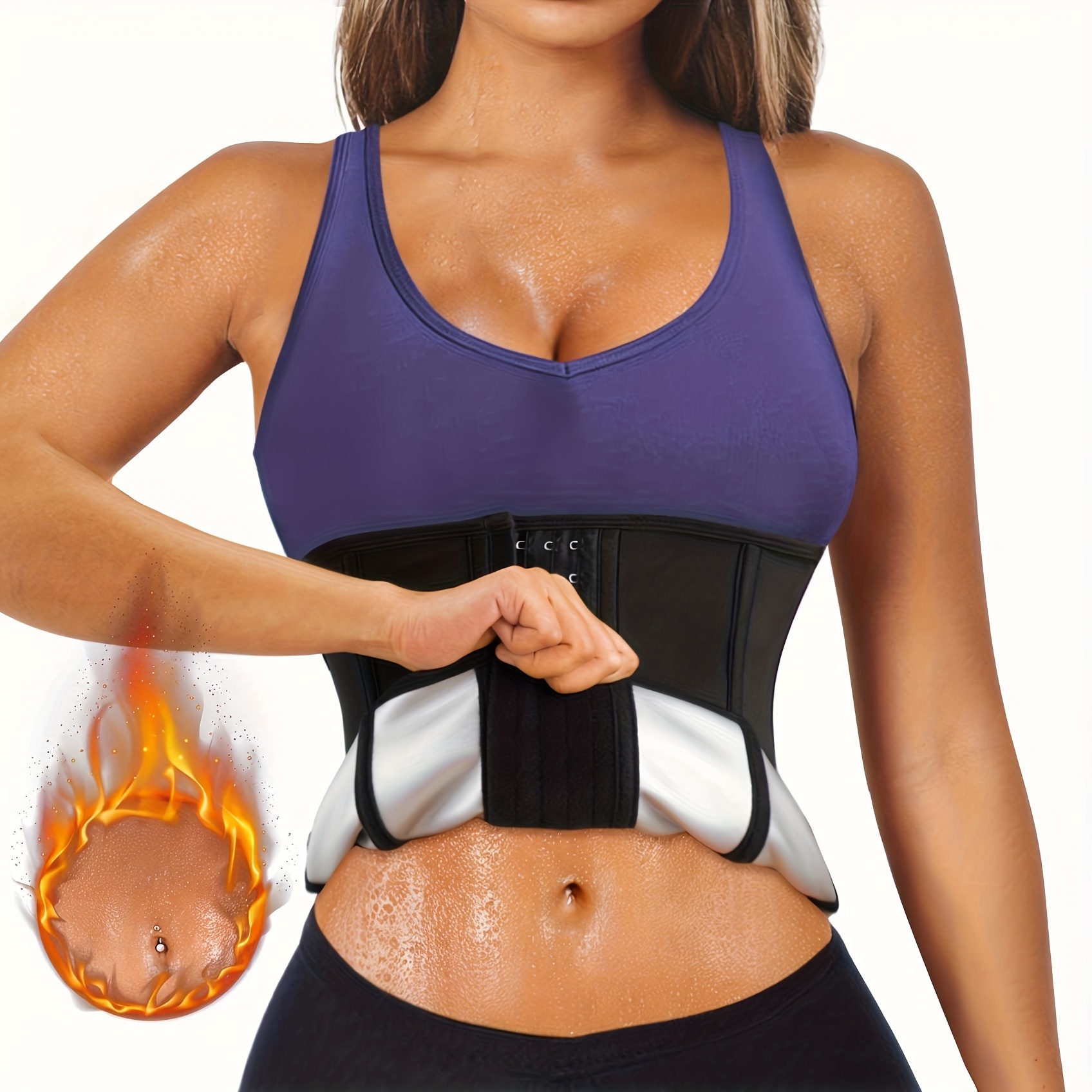 Buy WENGONVILA Body Shapewear Slim Belt for Women Belly Fat & Postpartum  Belt After Delivery Tummy Shaper Belt for Women & Men Slimming Body Shaper  Body Shapers Women Stomach Shaper for Women(Black).
