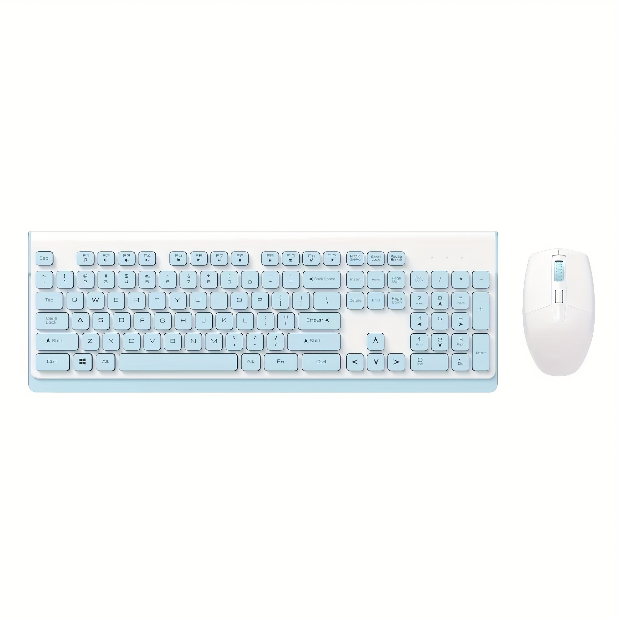 Clavier et souris sans fil GKM520 - BLANC