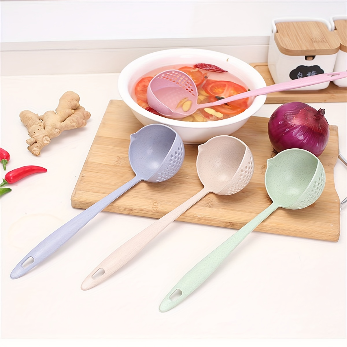 Colander Spoon Pots Skimmer Spoon Stainless Steel - Temu