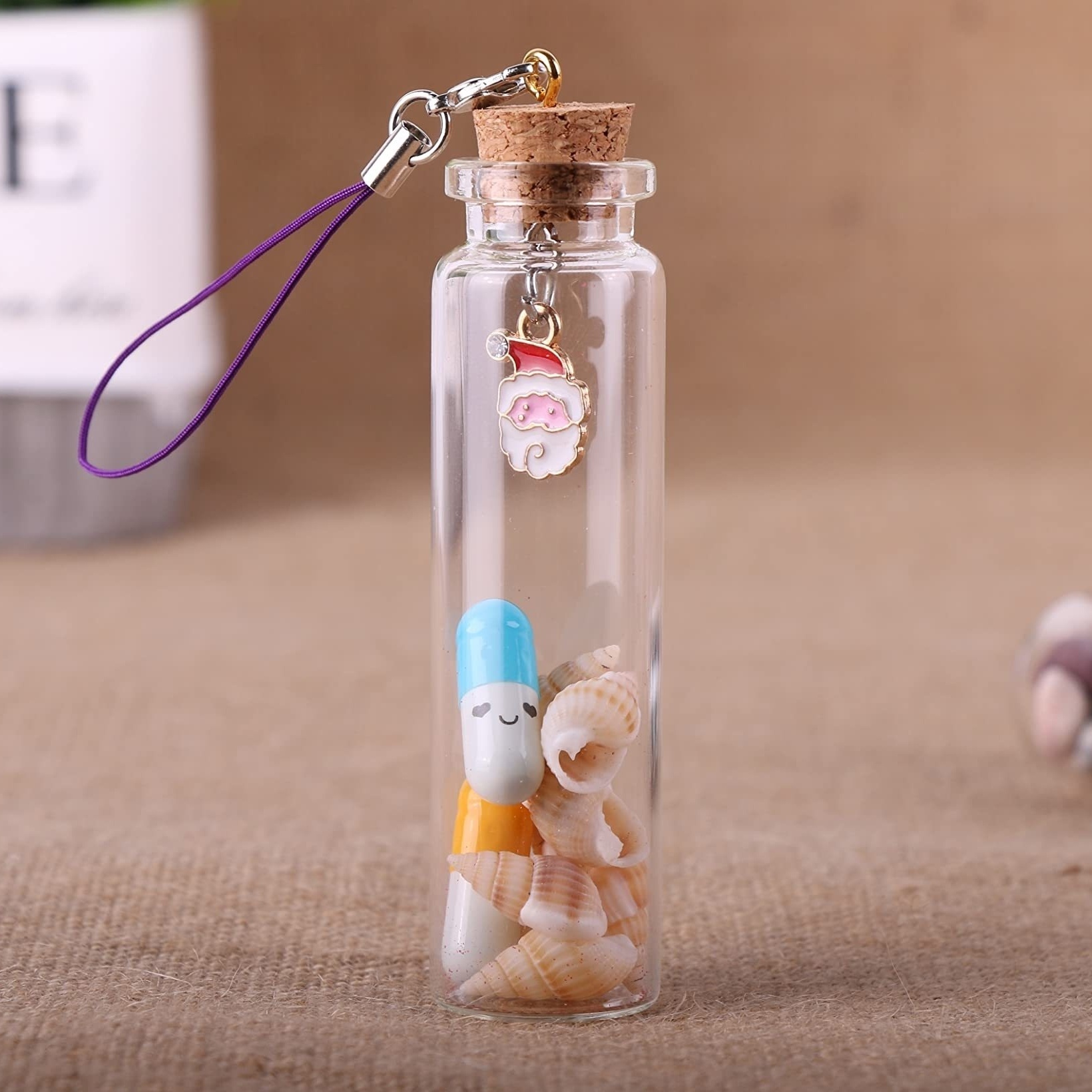 Minibotellas de vidrio con tapones de corcho para proyecto de camping,  artes y manualidades, joyas, mensajes en botellas, deseos de bodas,  recuerdos