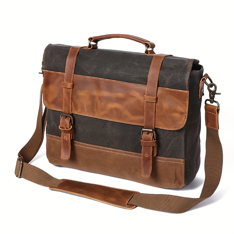 Mens canvas messenger outlet bag laptop