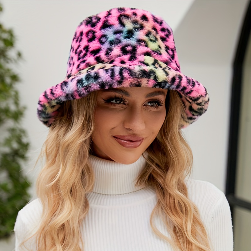 Fuzzy cheetah best sale bucket hat