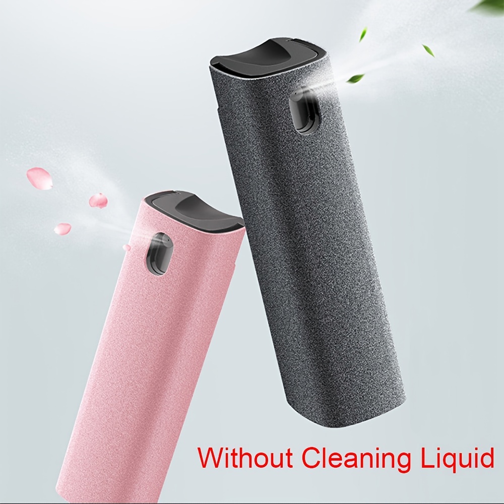 2 In 1 Phone Screen Cleaner Spray Computer Screen Dust Removal Microfiber  Cloth