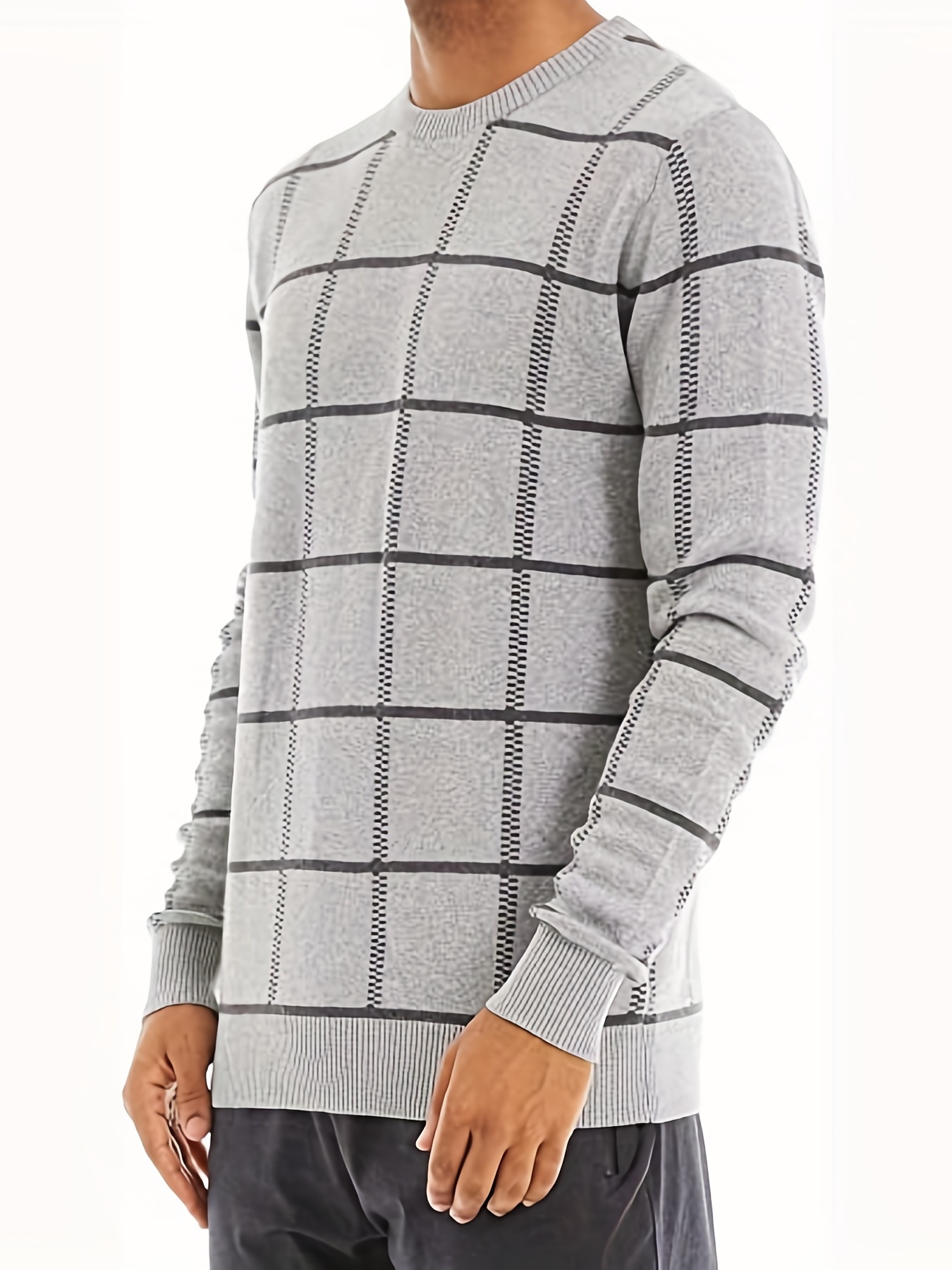 Mens on sale plaid pullover