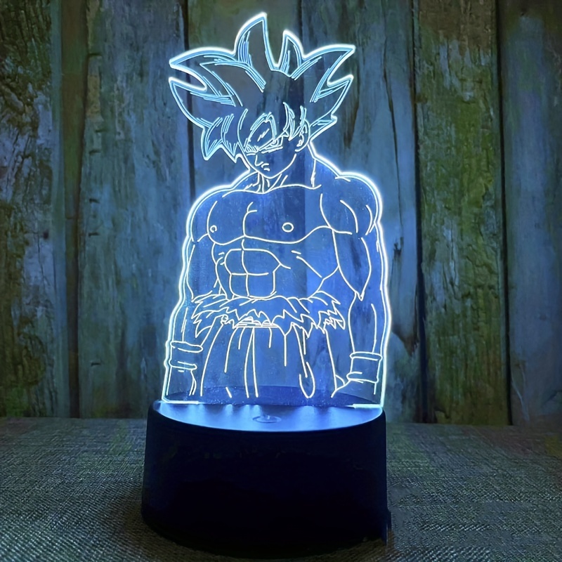 DBZ Serious Future Trunks Saiyan Armor Blue DIY 3D LED Light Lamp — DBZ  Store