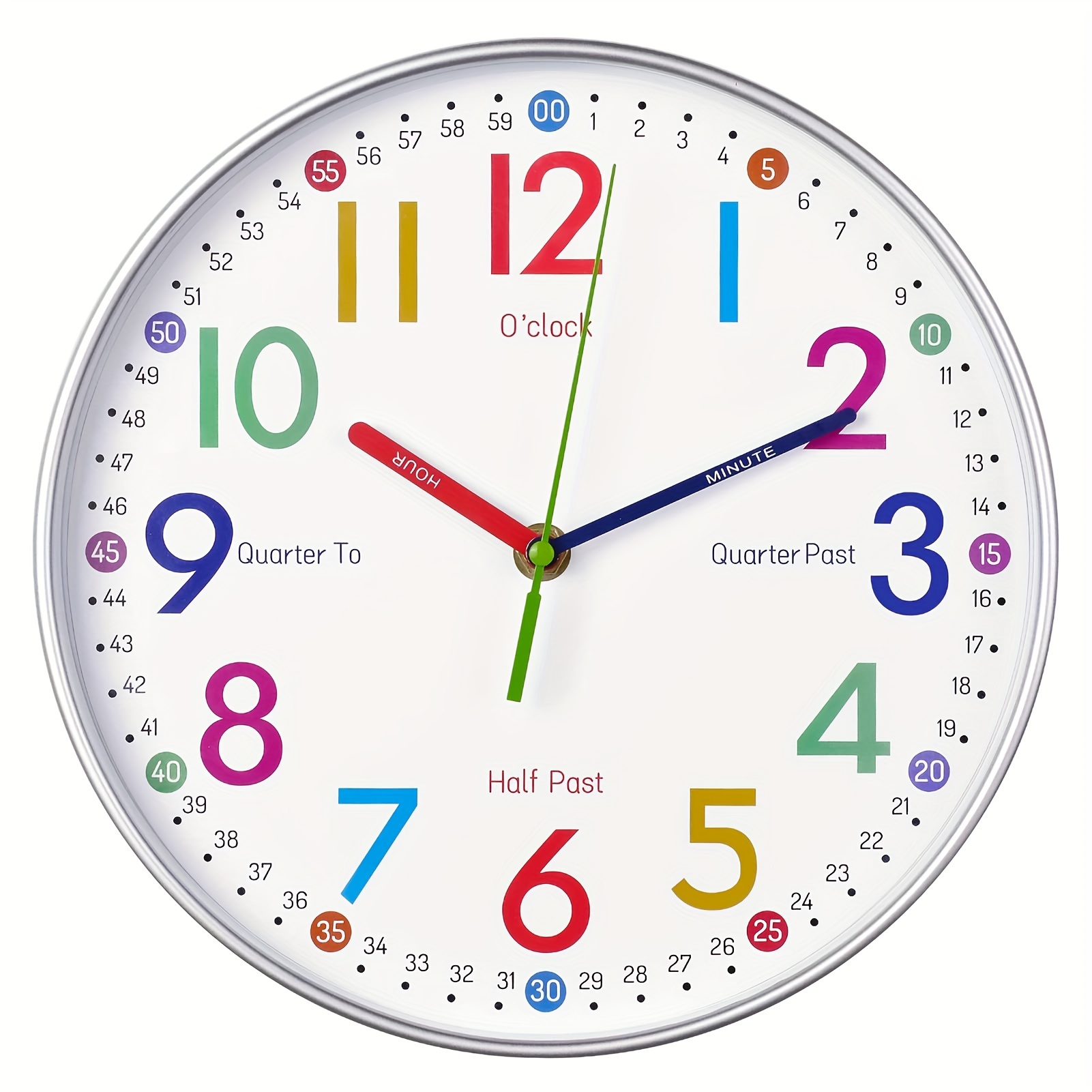 Temprano Reconocimiento Educativo Reloj Tiempo Juguete Reloj - Temu