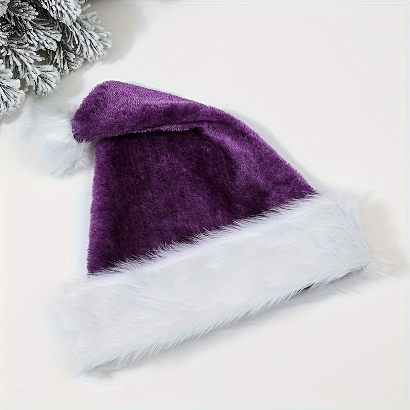 Purple santa claus sale hat