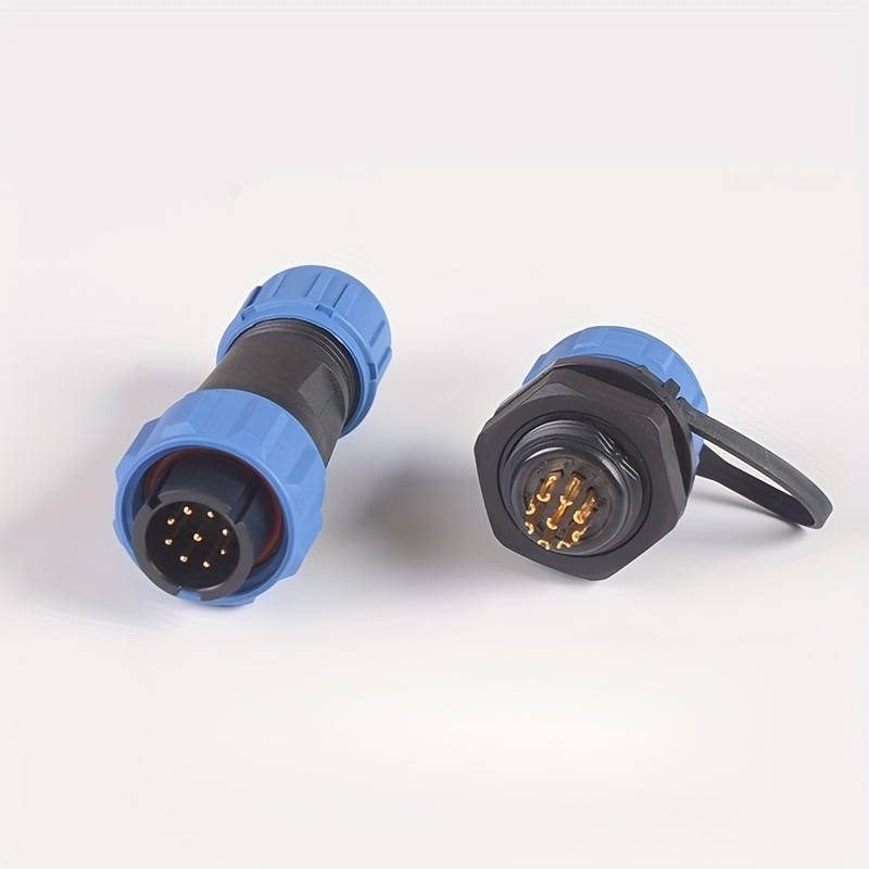  COMOPEZ 3 unids SP13 4pin conector de aviación de energía  impermeable macho hembra enchufe enchufe cable cable exterior subterráneo  caja de conexiones eléctricas subterráneas para equipos médicos  industriales (4 pines) 