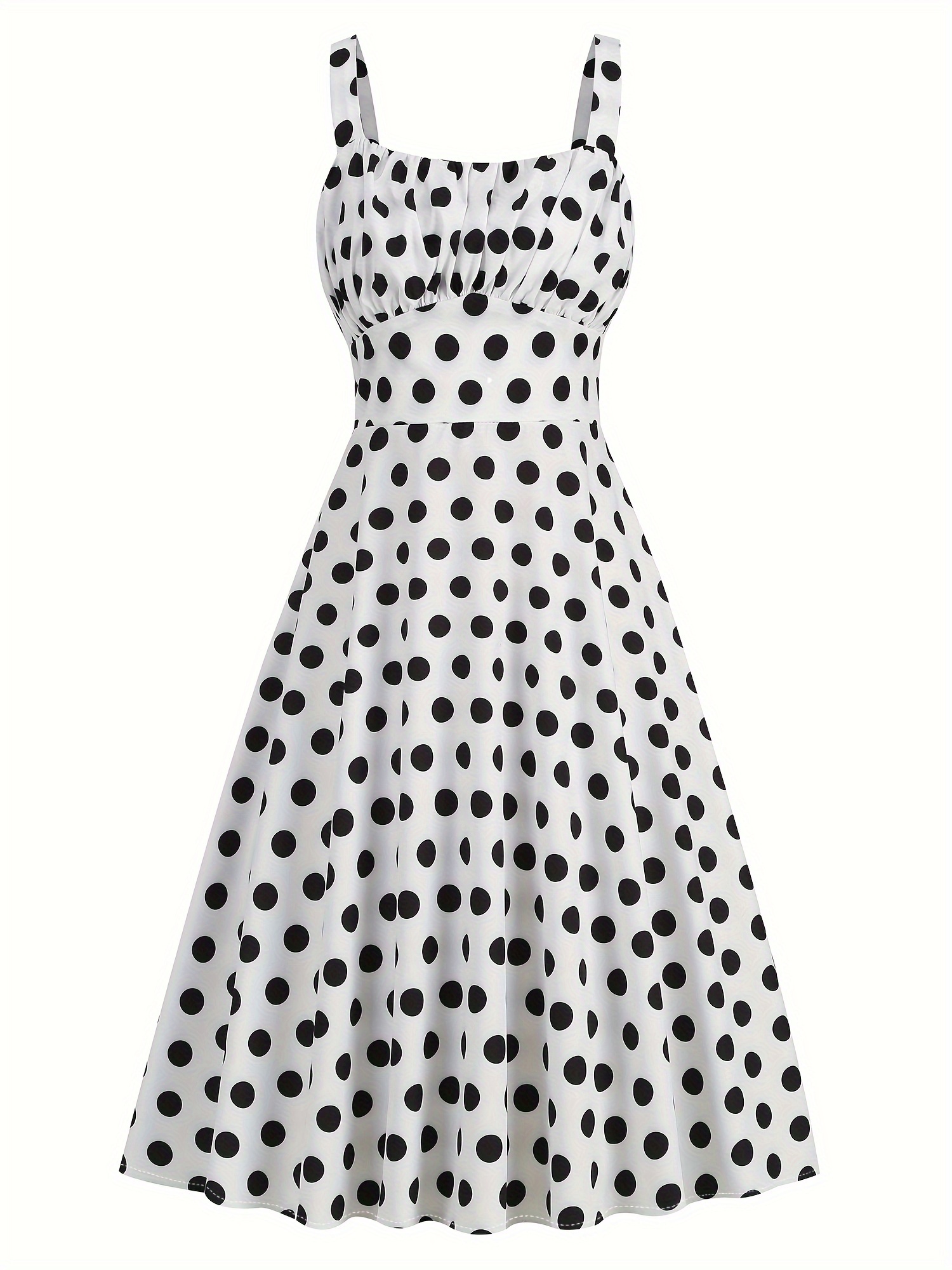 Sleeveless Polka Dot Print Dress, Made in Canada, L'Atelier