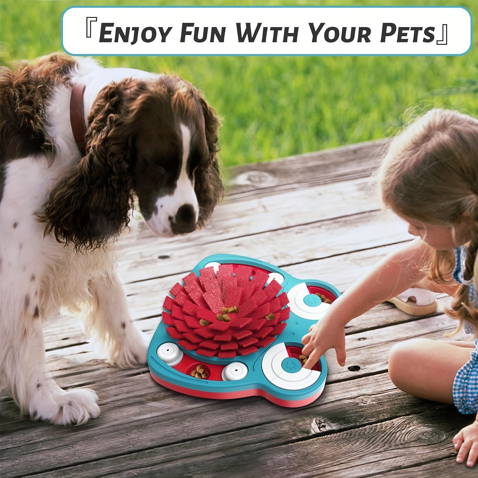 dog puzzle toys interactive treat dispenser slow feeder lick mat bowl