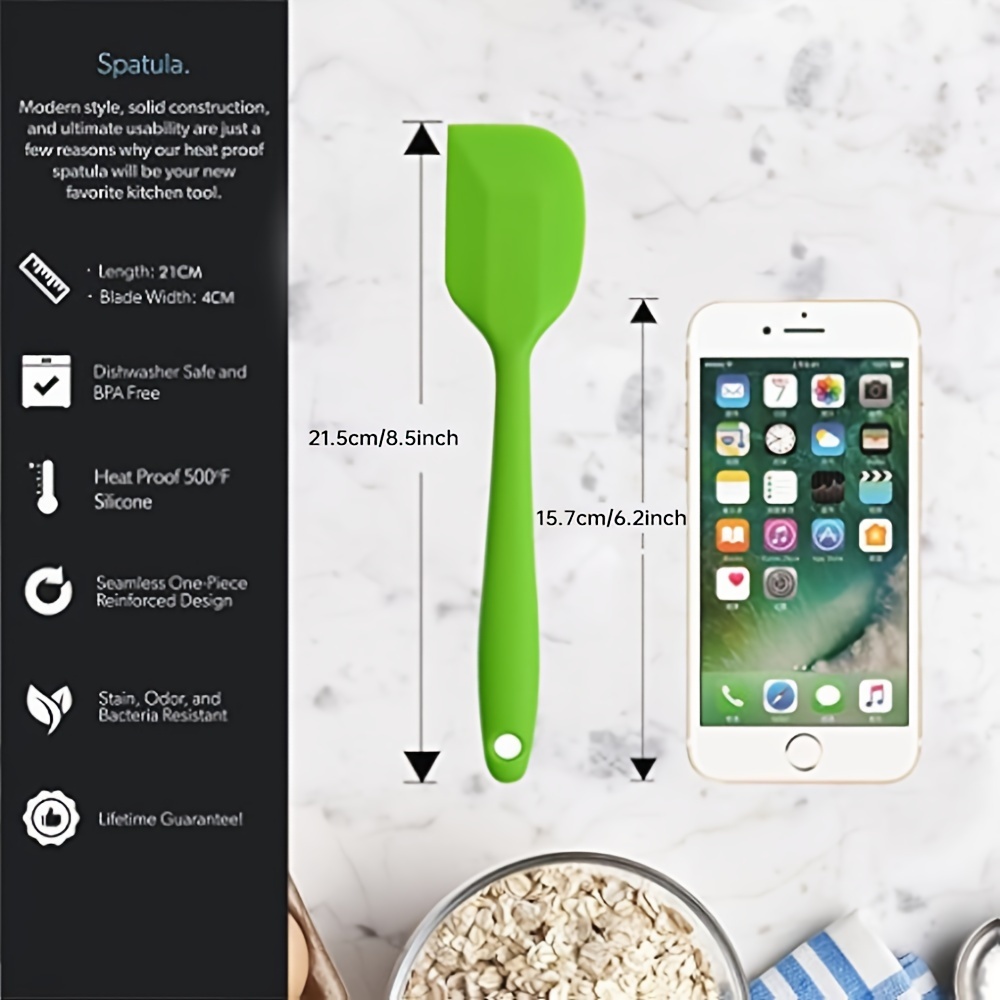 2in1, Silicone Spatula, Silicone Spatula Scraper, Mini Silicone Spatula,  Jam Spatula, High Temperature Resistant Cream Spatula, Stirring And Baking  Tool, Kitchen Utensils, Apartment Essentials, College Dorm Essentials, Back  To School Supplies 