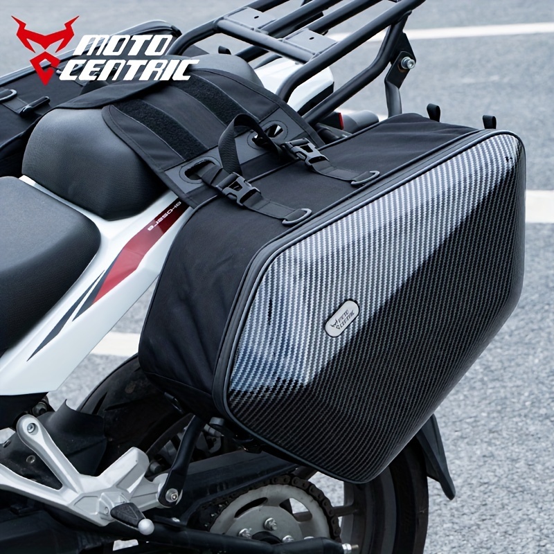 Bolsa de viaje para motocicleta, 2 unidades, bolsas laterales de  motocicleta, alforjas, bolsas de tela para silla de montar, maleta,  equipaje, casco