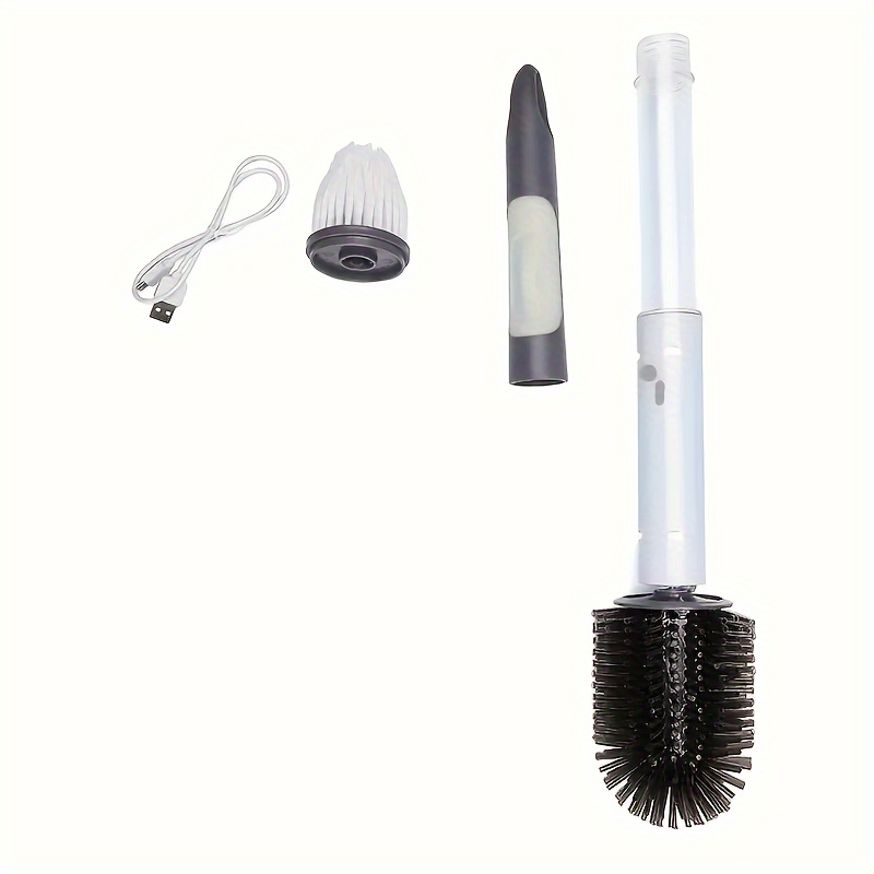 electric spin scrubber with 2 5 6 replaceable brush head power cordless bathroom scrubber with adjustable long handle rechargeable shower scrubber multifunctional scrubber for bathroom kitchen bathtub tile shower car cleaning supplies