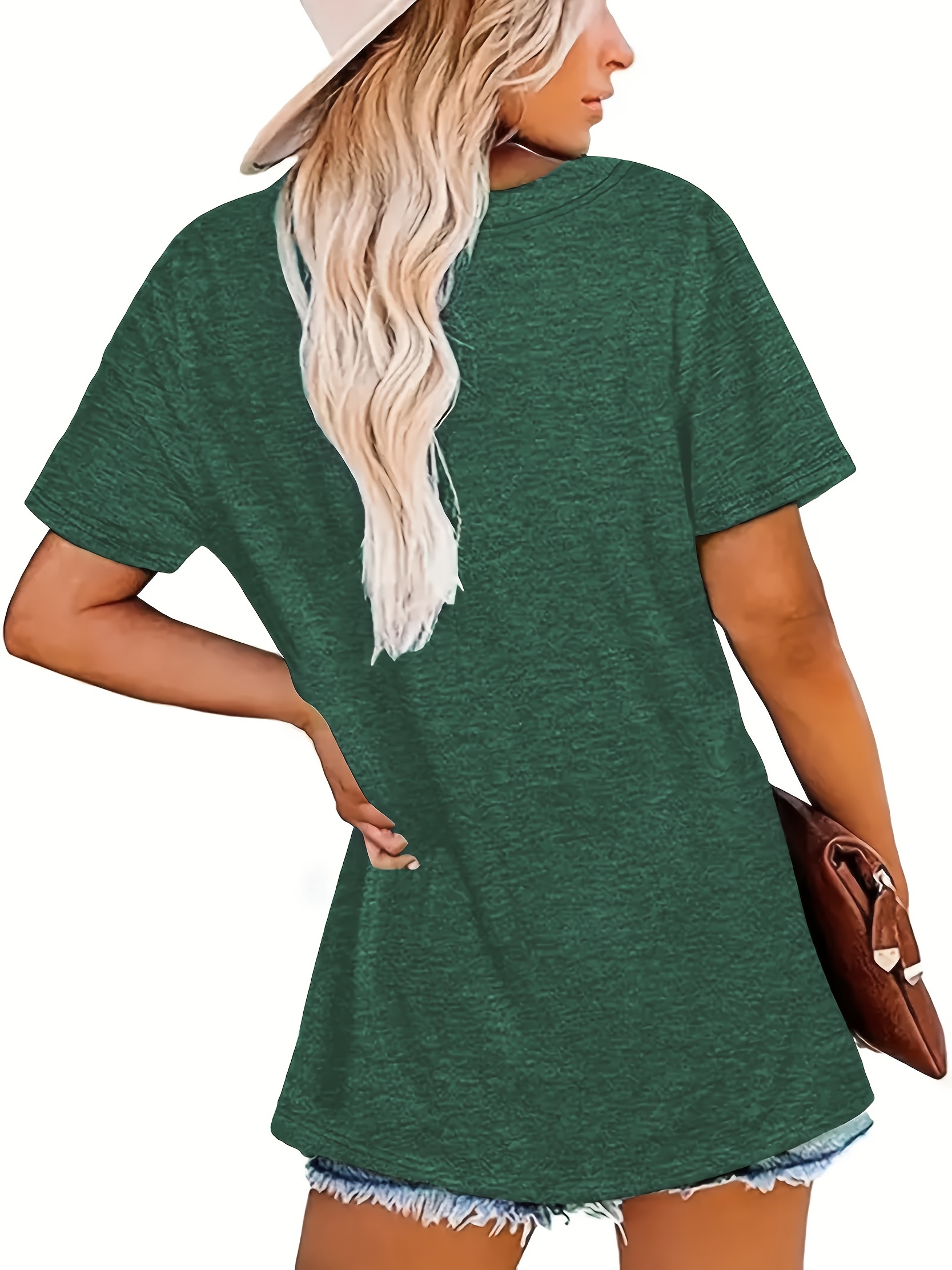 Lucky Brand Women's The Summer T-Shirt Dress Green Size Small