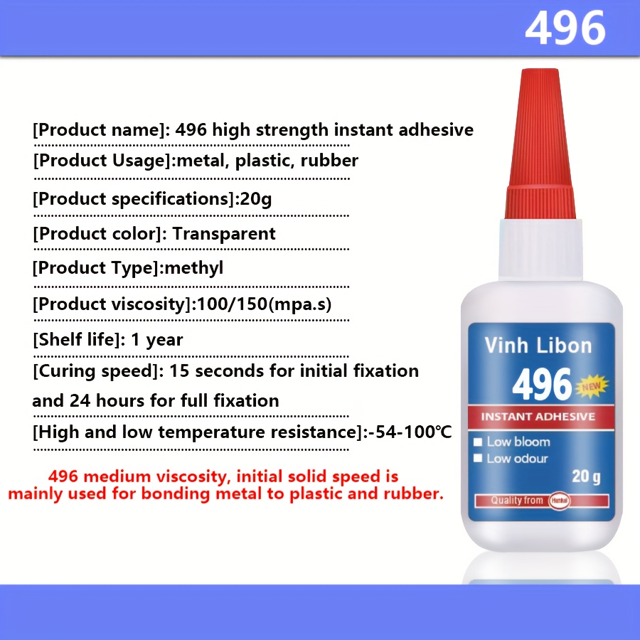 1pc 20g Loctite 401 Instant Adhesive Bottle Stronger Super Glue