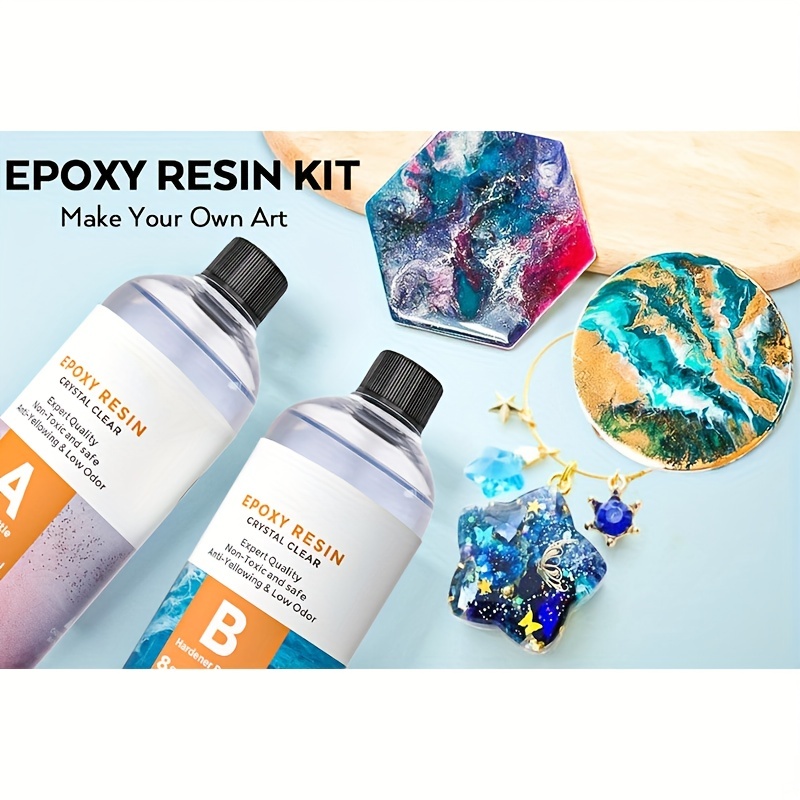 Époxy - Résine époxy avec durcisseur 472 ml - Kit de résine époxy