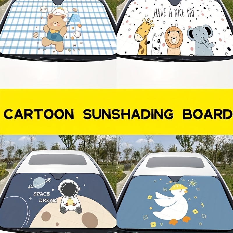 Cartoon-niedlicher Auto-Sonnenschutz, Sonnenschutz