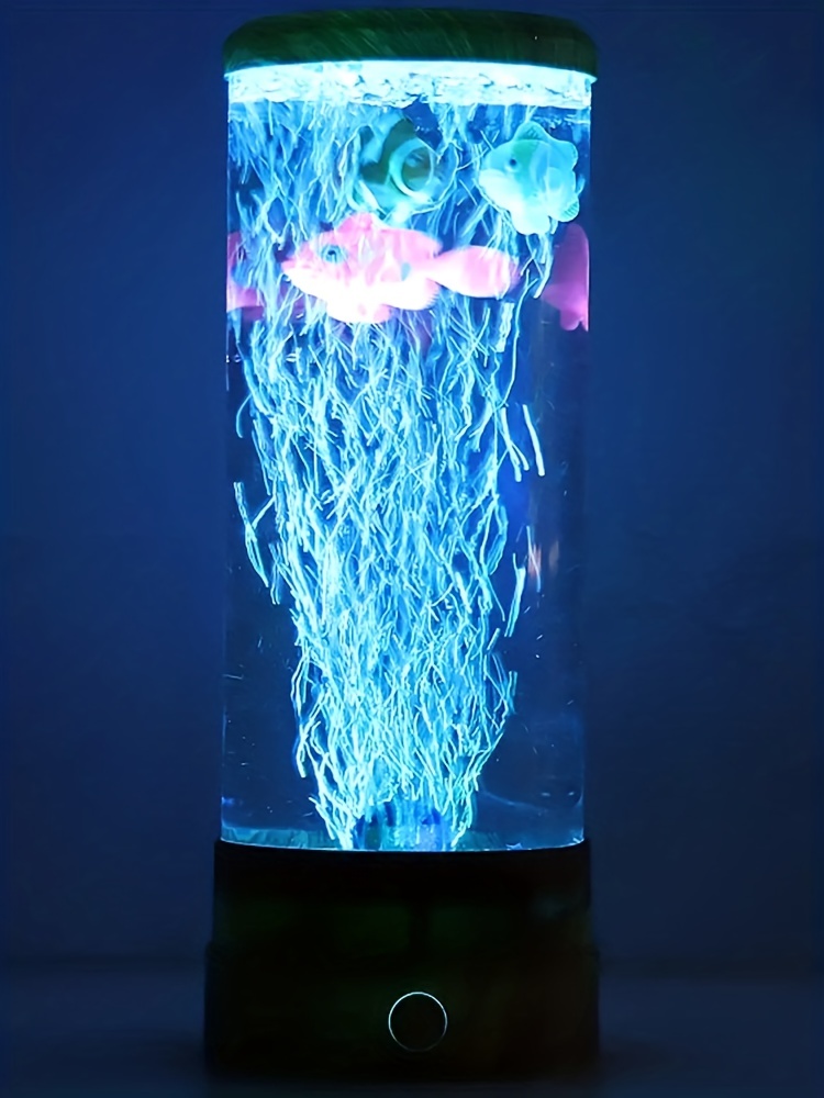 Brighten Home A Led Fish Lamp Multi color Changing Aquarium - Temu