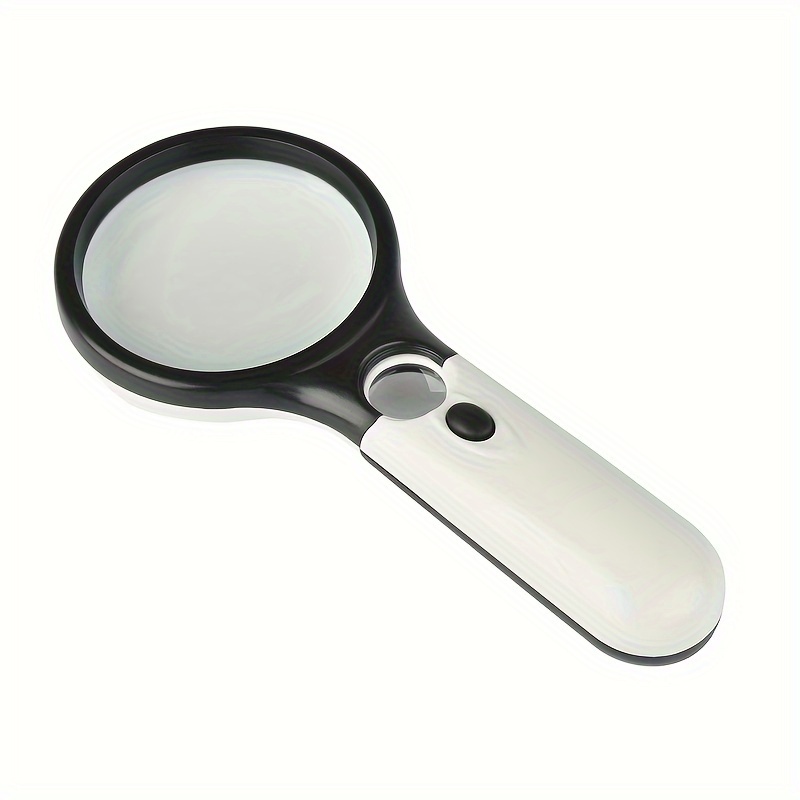 Magnifying Glass With Light And Stand 10x 30x, Handheld Standing 18 Led  Illuminated Magnifier 3 Lighting Modes Magnifying Glass For The Elderly,  Children, Reading, Inspection, Hobby - With Lens Cloth - Temu Latvia
