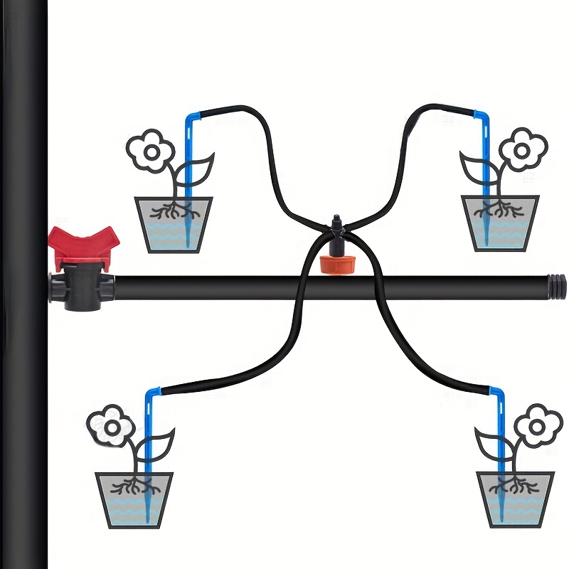 Automatic Flower Watering Device Drip Irrigation Tube Drop Temu