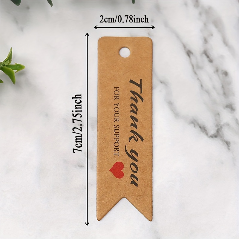 Gift Wrapping Tag Kraft Paper Tag Label Card Kraft Paper - Temu