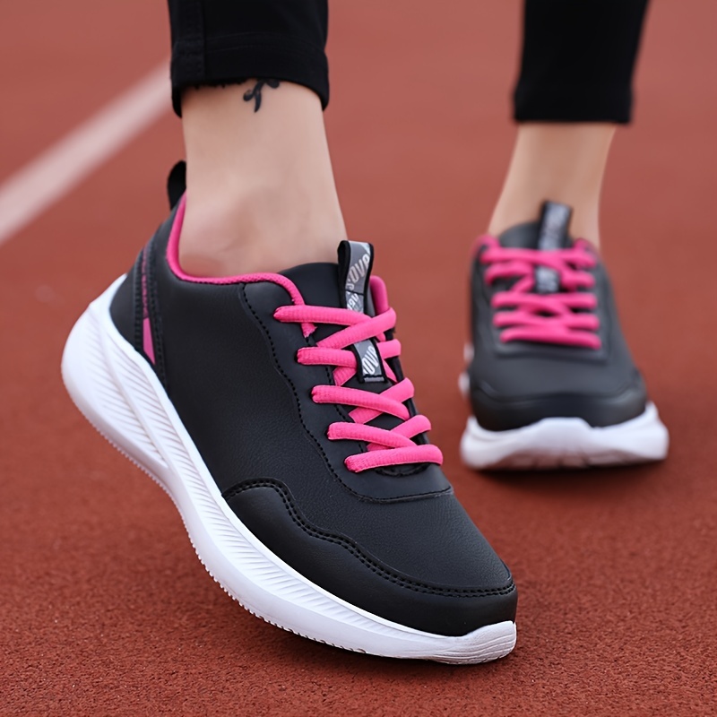 Zapatillas Deportivas Impermeables Piel Sintética Mujer - Temu