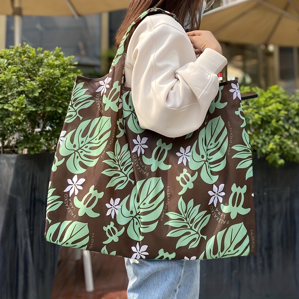 Canvas Tote Bag, Casual Fashion Shopping Bag, Portable Large Capacity Lunch  Bag, Simple Style Multifunctional Shoulder Bag, Suitable For Travel And  Daily Use - Temu