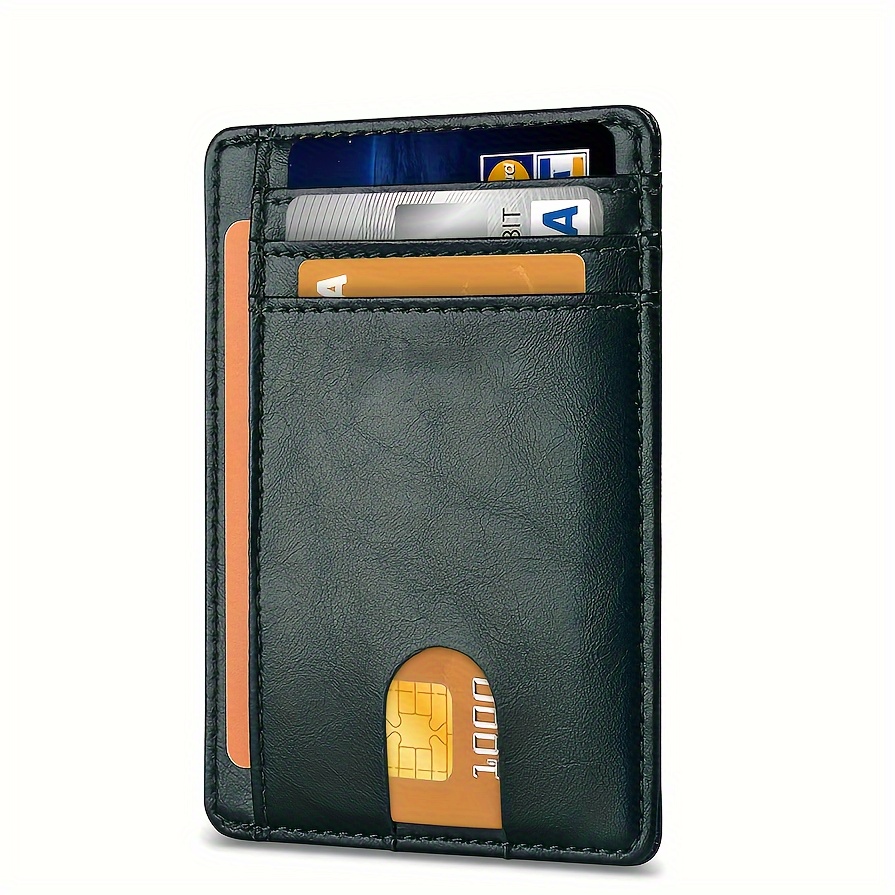 Shield Wallet - Minimalist Leather Business Credit Card Holder