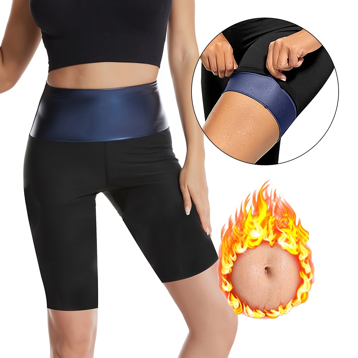 GetUSCart- TrainingGirl High Waist Sauna Sweat Pants Slimming
