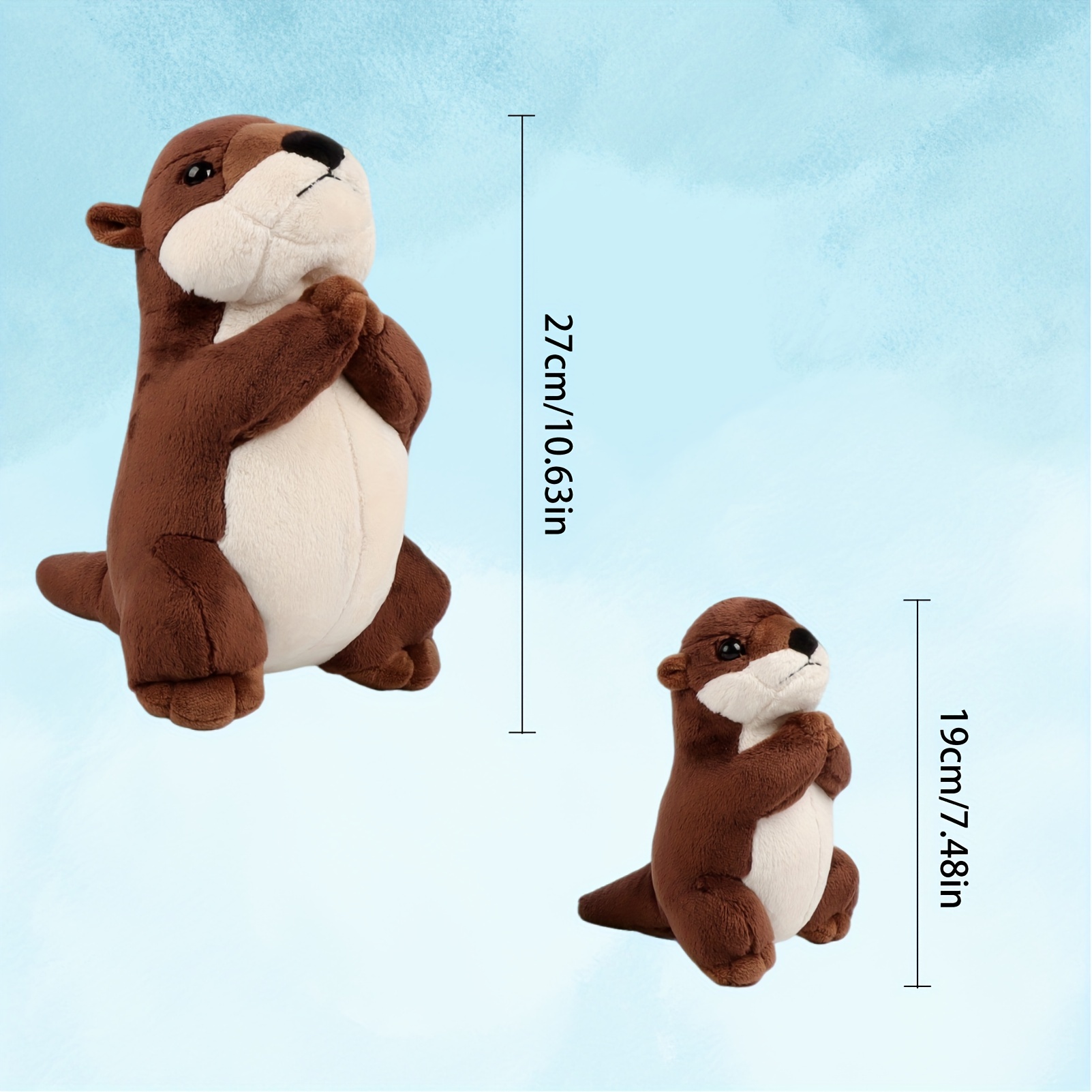 Kawaii Prayer Otter Plush Toys Soft Sea Otter Stuffed - Temu Canada