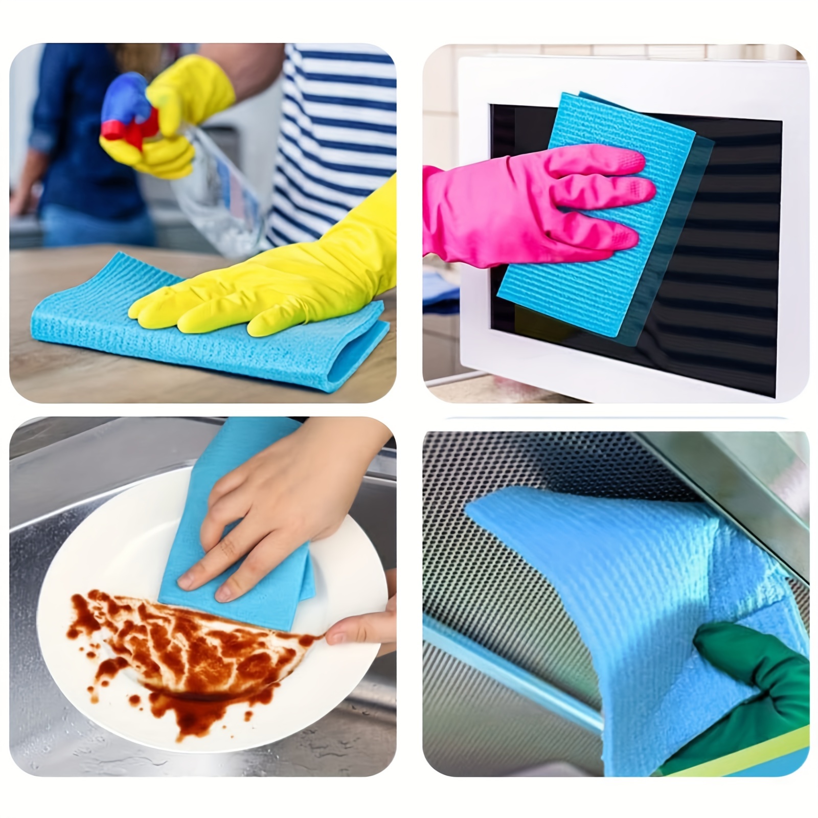 Scouring Pad, Cleaning Sponge Wipe, Square Dish Cloths, Simple Style Dish  Towel, Cleaning Cloth For Sink Or Kitchen Stove, Antibacterial Washable  Cleaning Pad, Kitchen Stuff Kitchen Cleaning Gadget - Temu