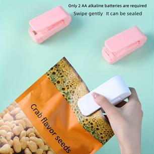 Mini-Snack-Beutelversiegelung, tragbare Kunststoffversiegelung, unverzichtbares Artefakt für verpackte Lebensmittel