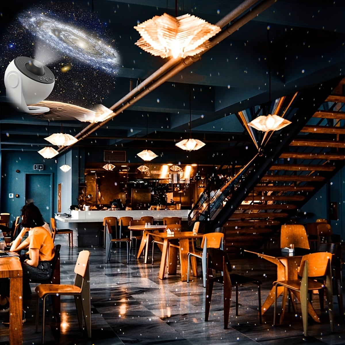 1pcs Nachtlicht Projektor Galaxy Projektor Licht 360° - Temu Switzerland
