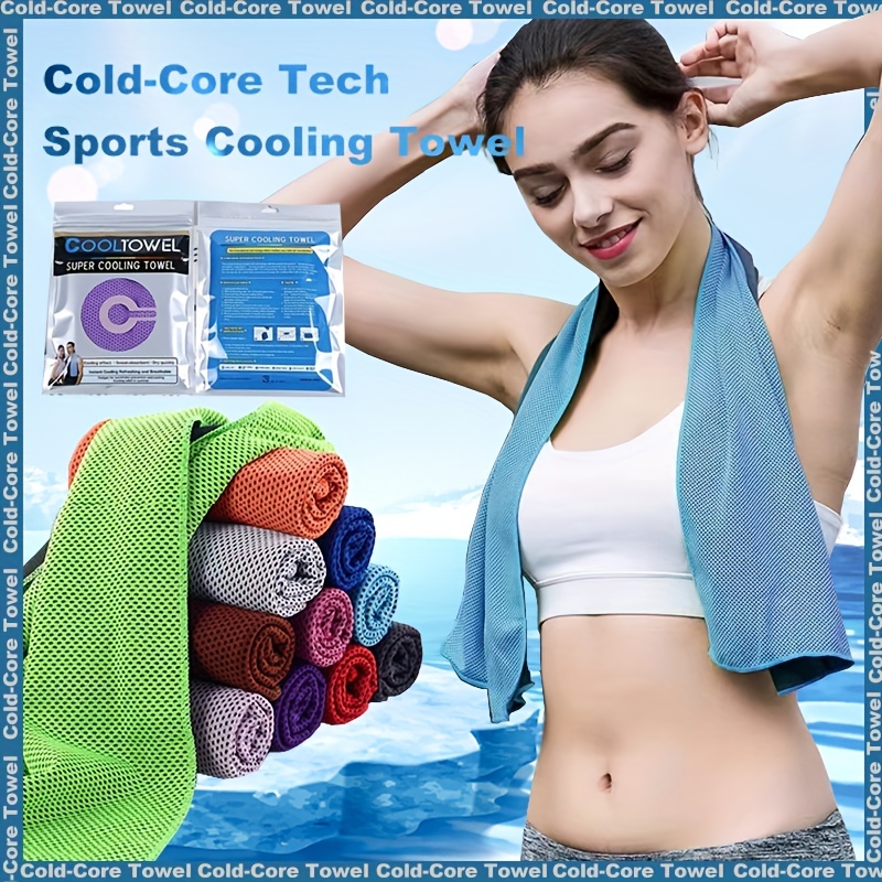 Quick Dry Cooling Sports Towel Cold Core Technology Soft - Temu