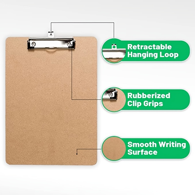 Pp Plastic Clipboard Low key Clip Standard A4 A5 Letter Size - Temu