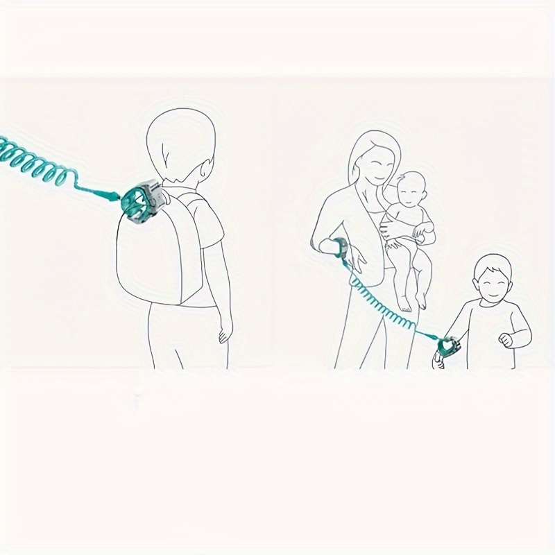 Pulsera antipérdida, cuerda antipérdida para niños, pulsera de seguridad  para niños, cuerda antipérd Ticfox
