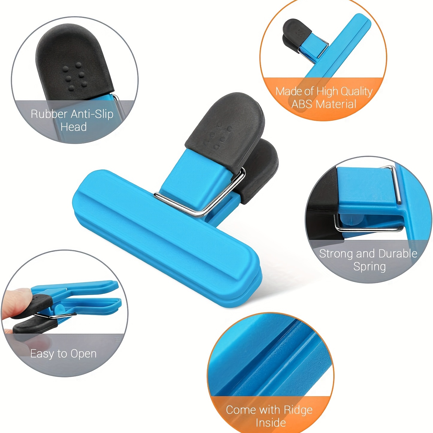 T-shaped Sealing Clip, Chip Bag Clips, Portable Storage Food Snack