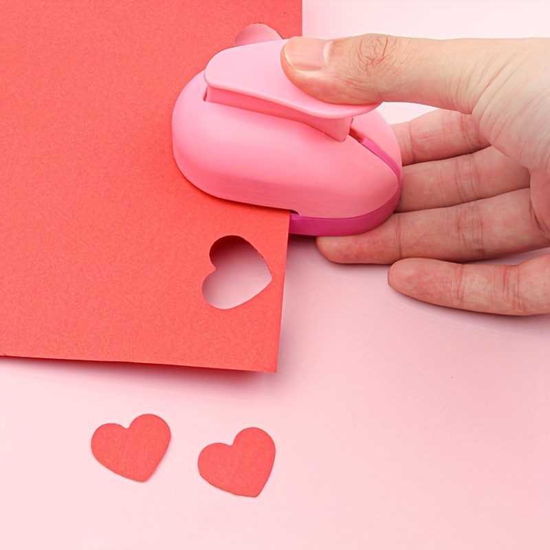 USA Small Single Hole Punch Paper Puncher Heart Star Cutter Embossing DIY  Craft
