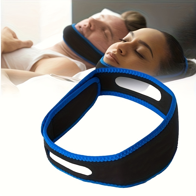 Correa de barbilla antironquidos, cinturón de dormir unisex con soporte  para la mandíbula, correa de elevación facial, cinturón cómodo para reducir