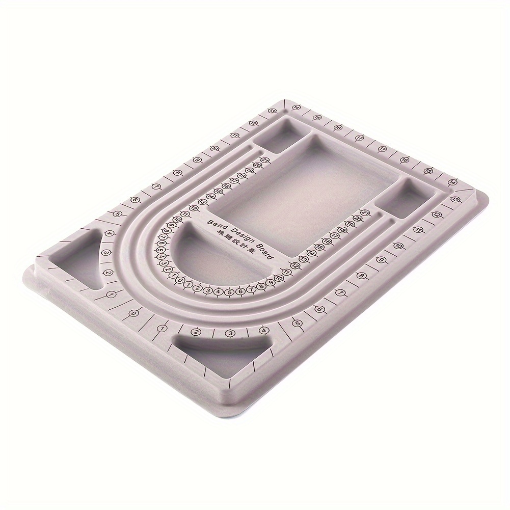 Grey Plastic Beading Design Tray Beading Design Tray For Diy - Temu