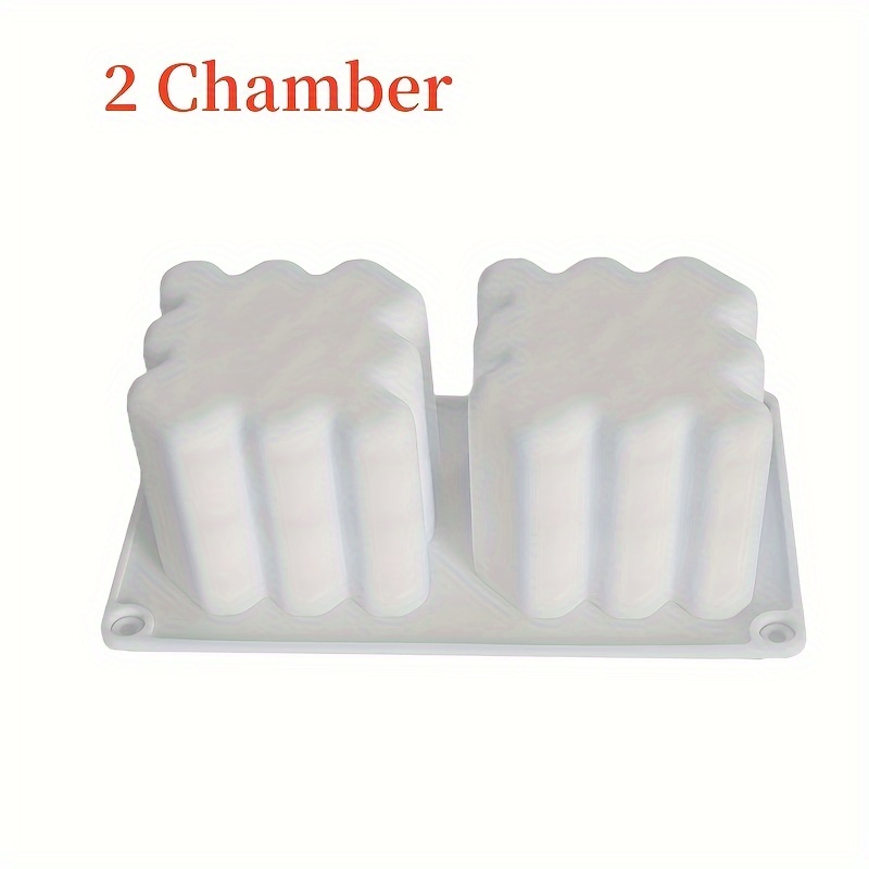 Image of 1/2 Magic Cube Love Heart Candle Mold Valentine's Day Heart-shaped Stone Plaster Aromatherapy Candle Silicone Mold
