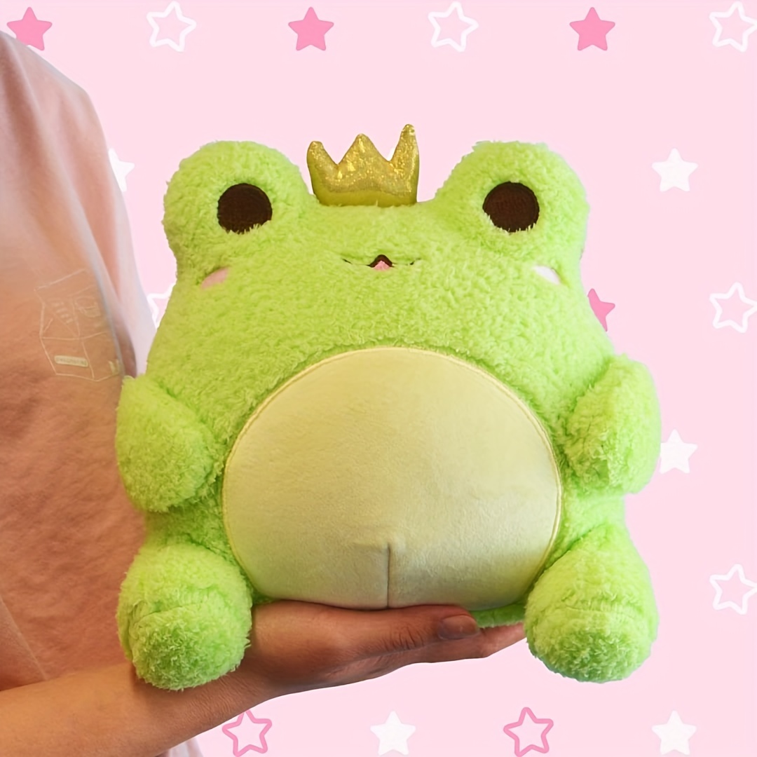 5 91inch Cute Big Eyed Frog Plush Toy Kawaii Cartoon Animal - Temu Australia