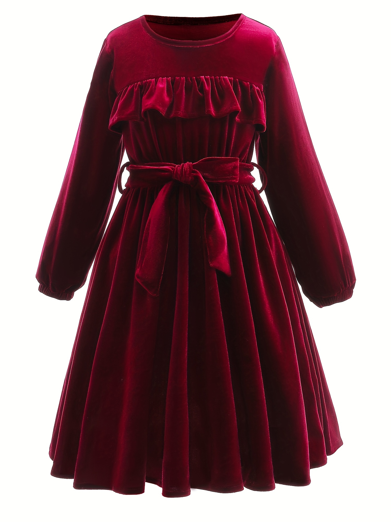 Velvet Dress Girls - Temu