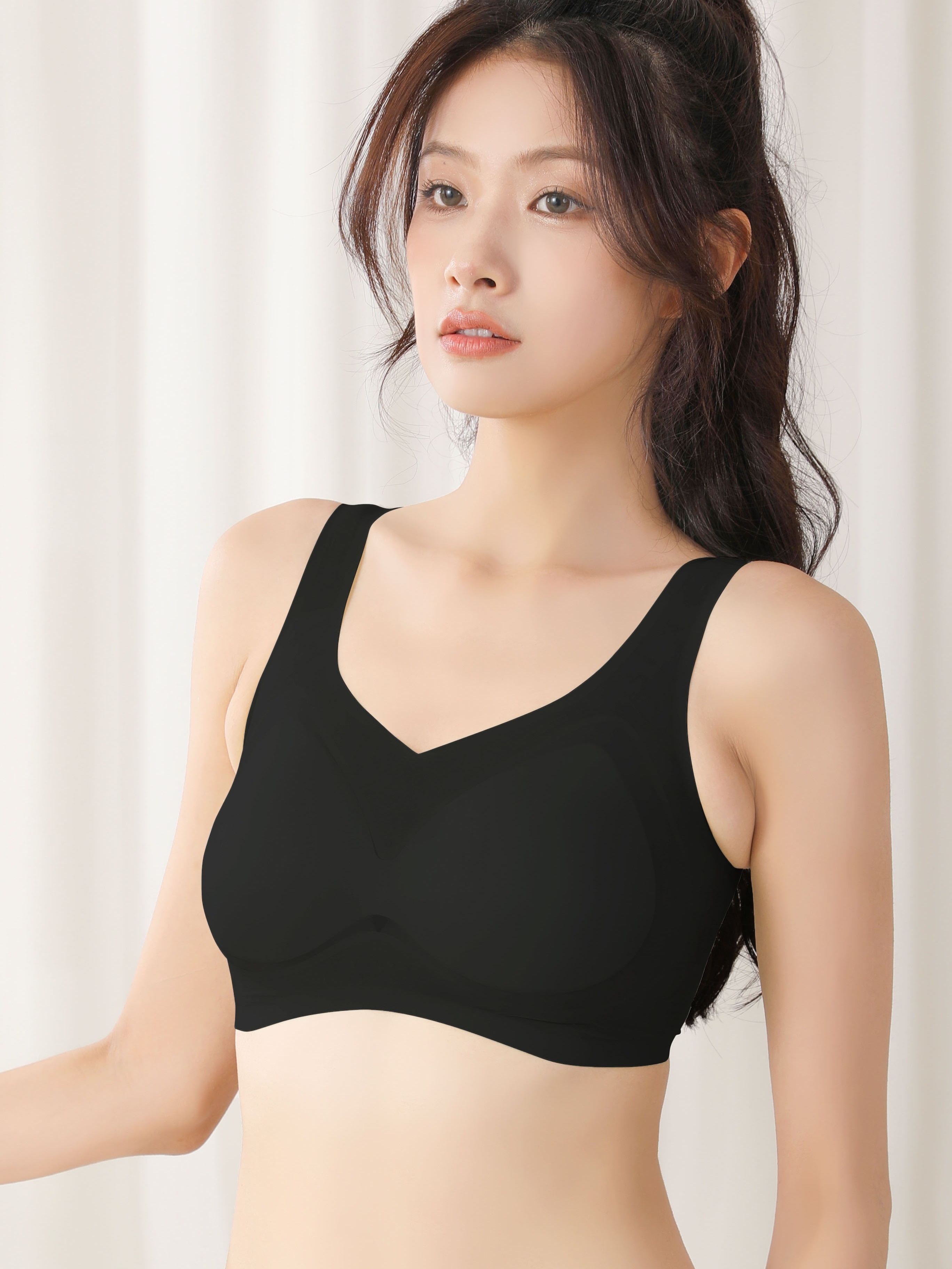 Muses Mall Thin Bra Comfortable Stylish Women's Seamless Bra Wireless  Breathable Push Up Perfect for Southeast Asian Buyers