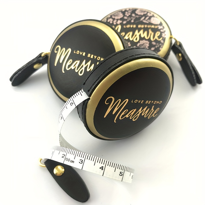 1pc Mini Leather Tape Measure Sewing Tailor Measuring Tape For Body And  Clothes, Random Color