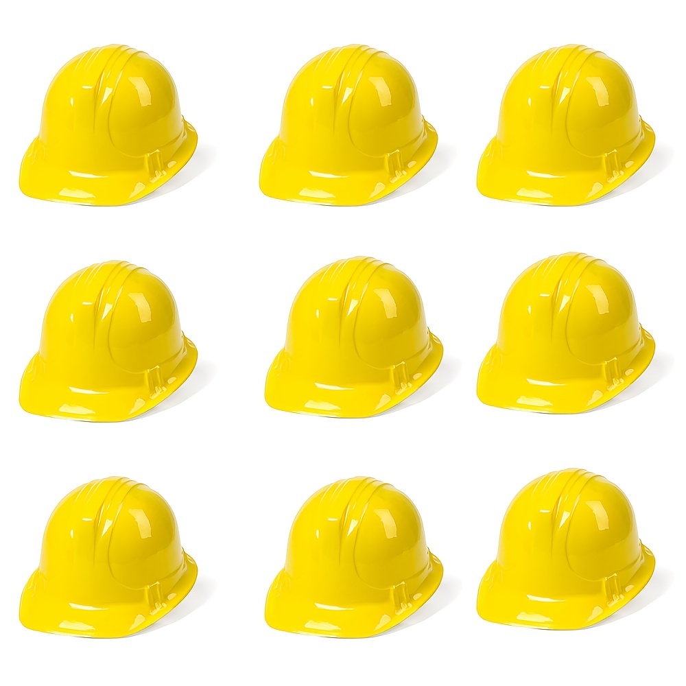 Toy Construction Hard Hats Soft Plastic Yellow Kids Party - Temu Philippines
