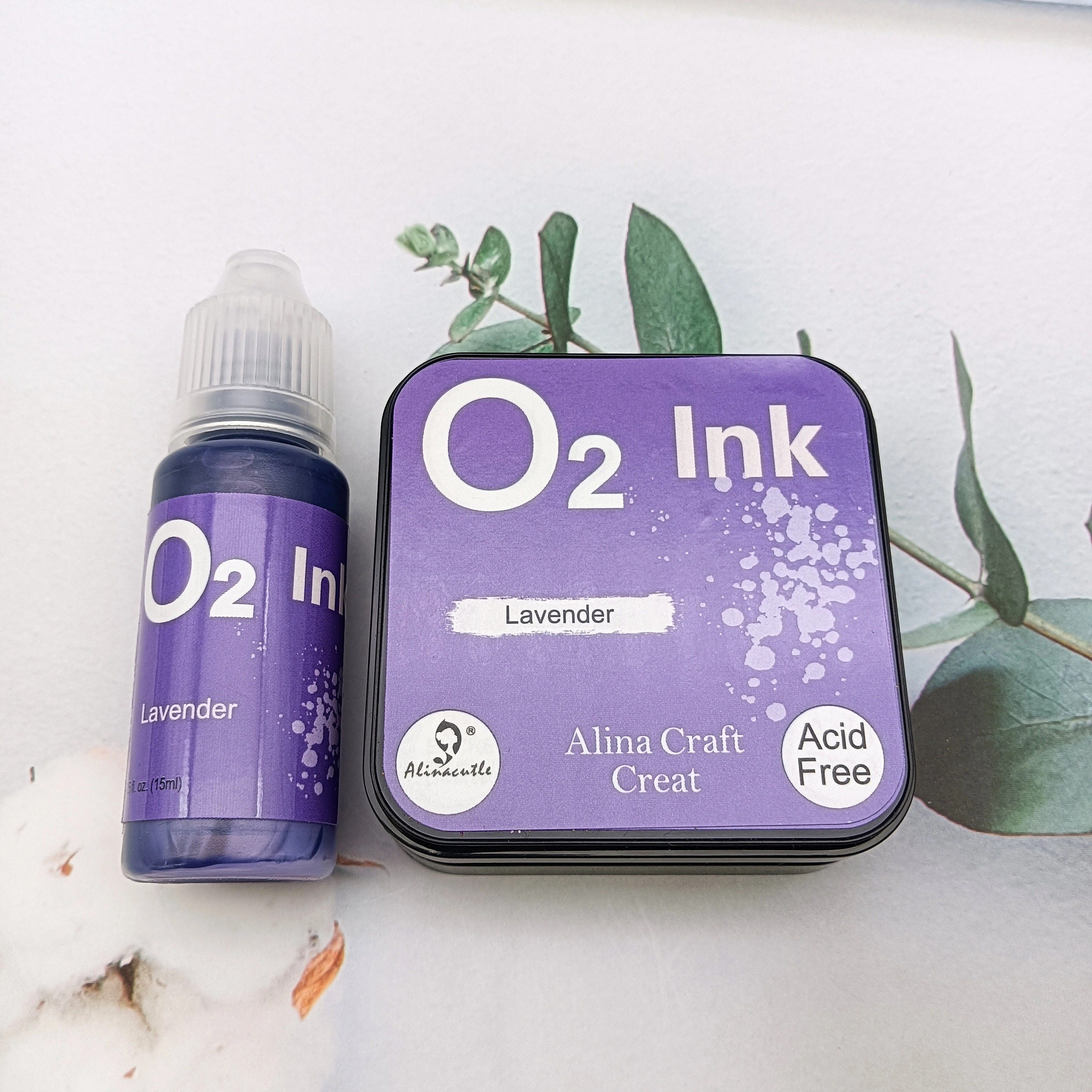 O2 Ink Pad With 1 Bottle Refill Ink Stamping Tools Water - Temu