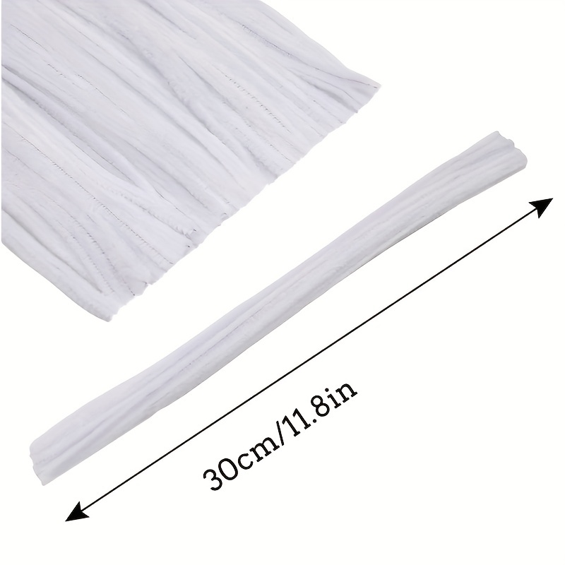 100pcs 30cm Chenille Stems Twist Wire Chenille Stems Pipe Cleaners