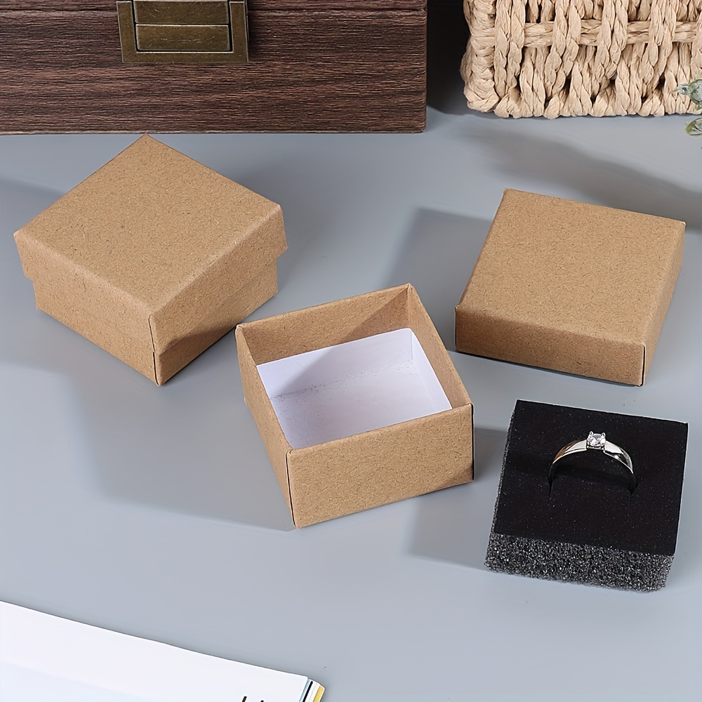 Fashion Kraft Paper Bracelet Box Ring Jewelry Packaging Box - Temu