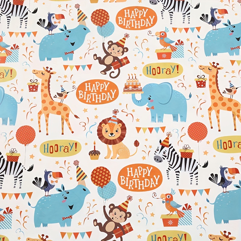 Gift Wrapping Paper Easter Birthday Party Gift Wrapping - Temu